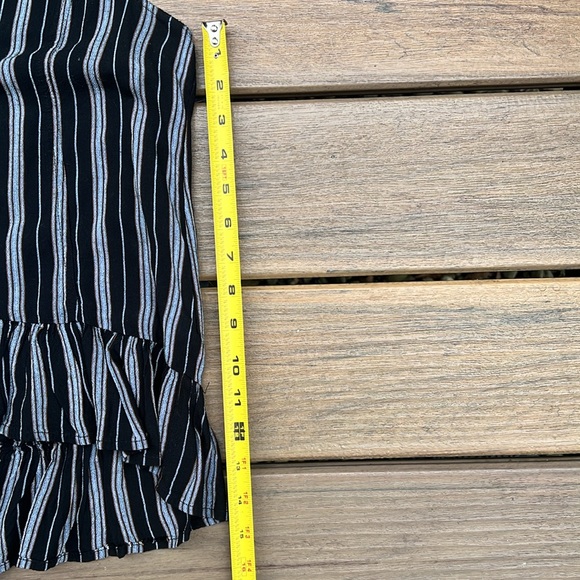 American Eagle Tank Top High Low with Ruffled Hem Boho Chic - Picture 5 of 9